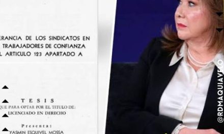 PAN SOLICITA LA   INTERVENCIÓN INMEDIATA DEL CONTRALOR DE LA SCJ POR TESIS PLAGIADA DE YASMÍN ESQUIVEL