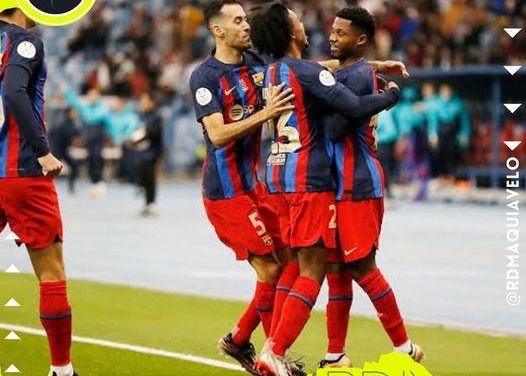 BARCELONA VS REAL MADRID EN LA FINAL DE LA SUPERCOPA