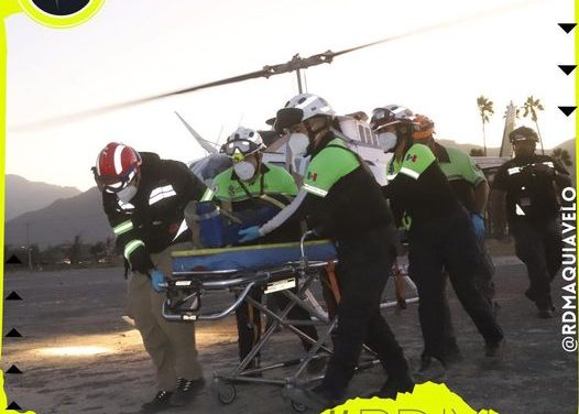 PROTECCIÓN CIVIL DE GARCÍA LOGRA RESCATAR A SENDERISTA LESIONADA  EN CERRO DEL SAPO