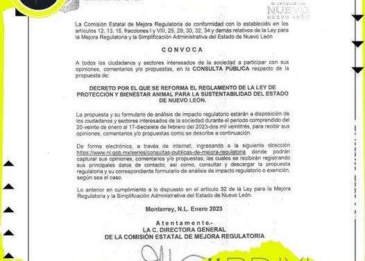 SE PROHÍBE LA VENTA Y CRIADERO DE PERROS Y GATOS EN NUEVO LEÓN