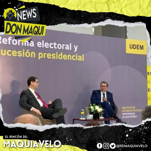 RICARDO MONREAL SEGURO DE SU CANDIDATURA SEÑALA QUE NO PARTICIPARÁ EN ENCUESTAS ELECTORALES