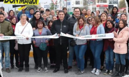 PACO TREVIÑO INAUGURA VIALIDAD QUE SERÁ MÁS SEGURA PARA LOS AUTOMOVILISTAS DE JUÁREZ