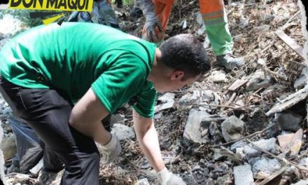 POR PARTE DEL GOBIERNO DEL ESTADO SE RECOLECTA BASURA Y SE REALIZAN LIMPIEZA EN RÍO LA SILLA