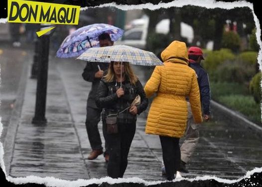 MÉXICO PRESENTARÁ DOS FRENTES FRÍOS CON POSIBLES LLUVIAS Y AGUANIEVE