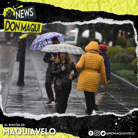 MÉXICO PRESENTARÁ DOS FRENTES FRÍOS CON POSIBLES LLUVIAS Y AGUANIEVE