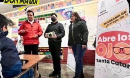 “ABRE LOS OJOS SANTA CATARINA” AYUDARÁ A MÁS DE 45 MIL ESTUDIANTES