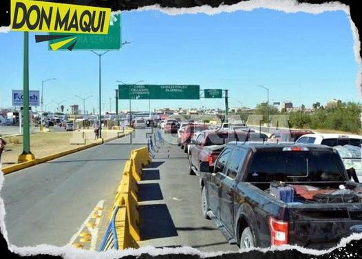 SATURAN CRUCES FRONTERIZOS EN PRIMER PUENTE DEL 2023