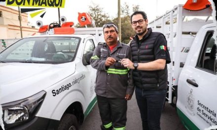 DAVID DE LA PEÑA OTORGA EQUIPAMIENTO NUEVO A LOS TRABAJADORES DE SERVICIOS PÚBLICOS