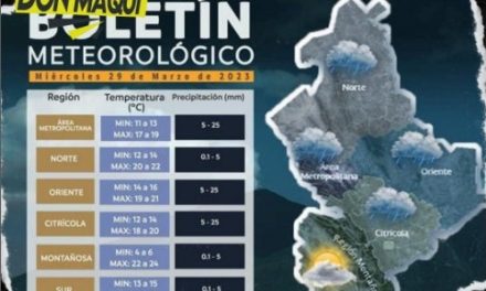 SE MANTENDRÁN LAS BAJAS TEMPERATURAS Y LLUVIAS EN NUEVO LEÓN.