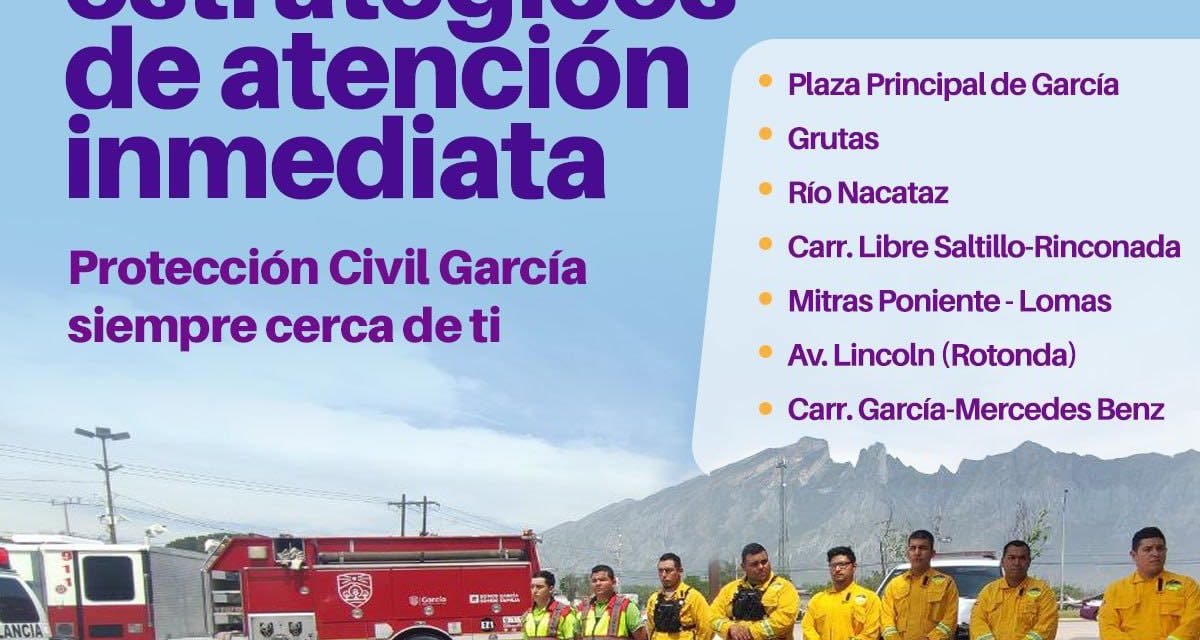 EN ESTA ÉPOCA VACACIONAL EN EL MUNICIPIO DE GARCÍA LAS CORPORACIONES DE AUXILIO SE MANIENEN ATENTAS