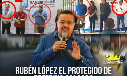 RUBÉN LÓPEZ LARA EL SECRETARIO DE OBRAS PÚBLICAS DE SAN NICOLÁS QUE “NO HACE OBRAS” HACE 6 AÑOS Y COBRA 80 MIL PESOS PORQUE #CHEFOSALGADO ¡ES SU PADRINO!