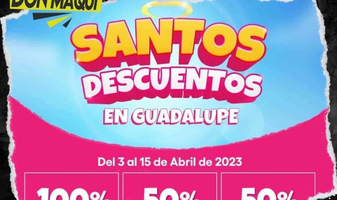 PROMUEVEN PROGRAMA “SANTOS DESCUENTOS” PARA LOS VECINOS DE GUADALUPE.