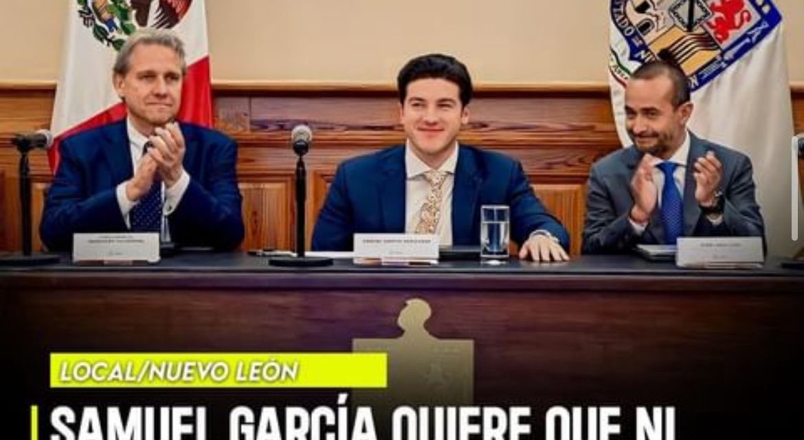 SAMUEL GARCÍA QUIERE QUE NUEVO LEÓN SE CONVIERTA EN POTENCIA MUNDIAL EN ELECTRO MOVILIDAD