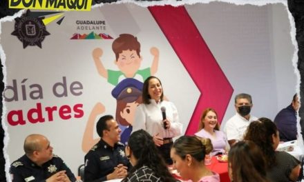 RECONOCE CRISTINA DÍAZ LA LABOR DE LAS MUJERES POLICÍAS DE GUADALUPE