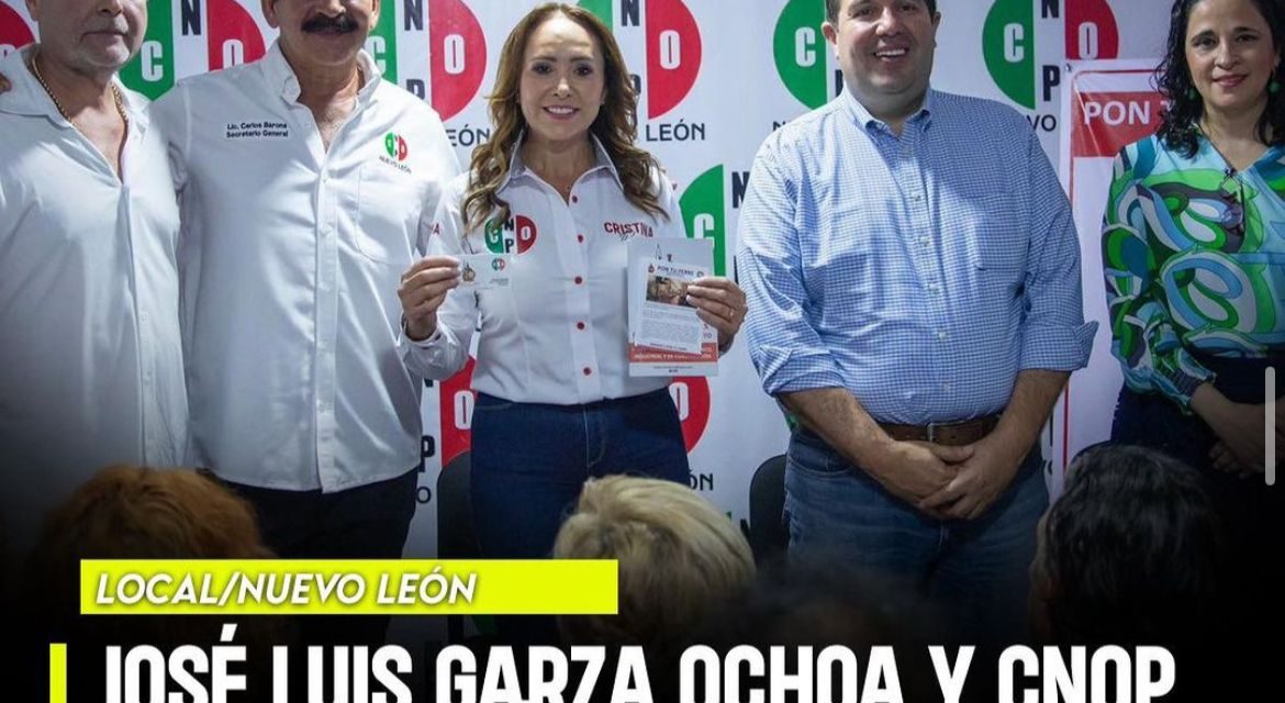 JOSÉ LUIS GARZA Y LA CNOP INICIAN PROYECTO DE EMPRENDIMIENTO “CRÉDITOS A CONSIGNACIÓN” PARA BENEFICIAR A LAS FAMILIAS DE NUEVO LEÓN