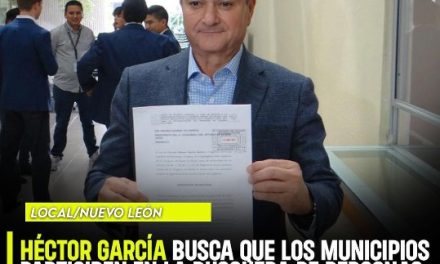 HÉCTOR GARCÍA PRESENTA INICIATIVA DONDE SOLICITA QUE LOS MUNICIPIOS PARTICIPEN EN LA BÚSQUEDA DE PERSONAS DESAPARECIDAS EN NUEVO LEÓN