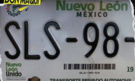 YA ¡NO! SERÁN VIGENTES LAS PLACAS DEL 2011 A PARTIR DEL 1 DE JULIO