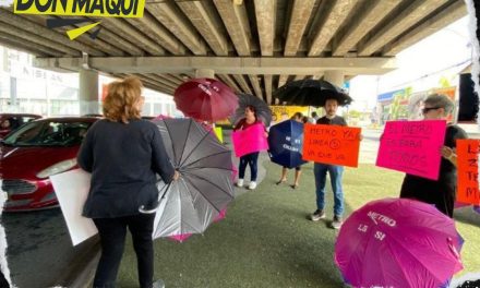 VECINOS DEL SUR DE MONTERREY SI QUIEREN LA LÍNEA 5