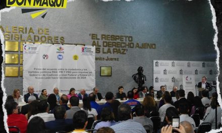 RUMBO AL 24 PAN, PRI Y PRD, OFICIALIZAN SU ALIANZA A NIVEL LOCAL Y FEDERAL