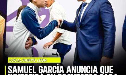 SAMUEL GARCÍA DESTACÓ EL ESFUERZO DE LOS DEPORTISTAS DE NUEVO LEÓN Y PROMETE DAR MÁS APOYO