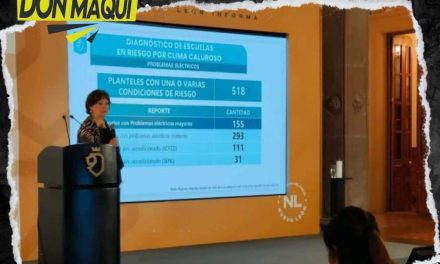 POR ALTAS TEMPERATURAS PRESENTADAS EN NUEVO LEÓN 518 ESCUELAS ESTÁN EN RIESGO