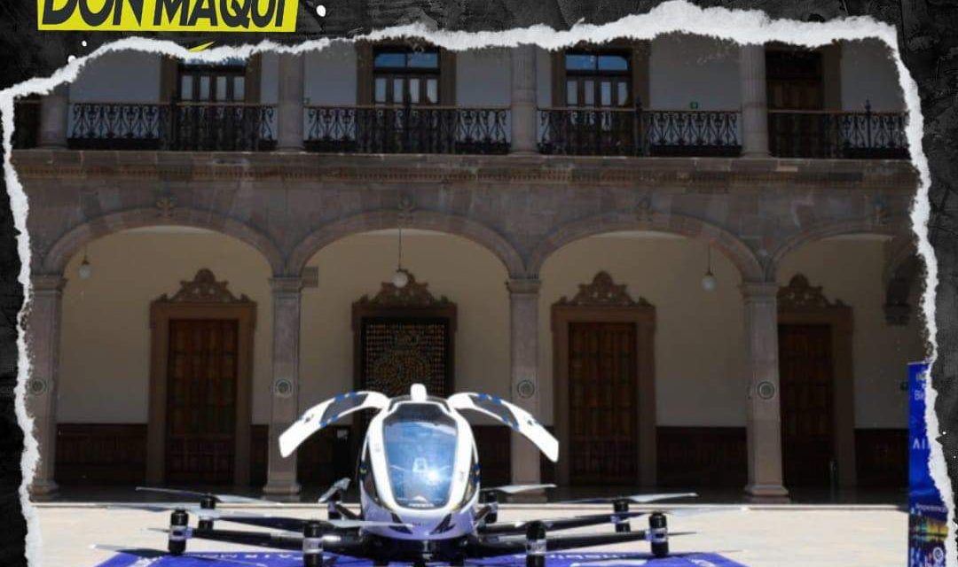 NUEVO LEÓN PRESENTA DRON DE PASAJEROS