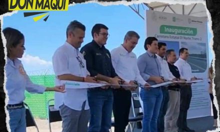 SAMUEL GARCÍA INAUGURA CARRETERA 001 NORTE