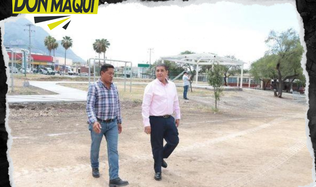 PACO TREVIÑO CONTINÚA REVISANDO REHABILITACIÓN DE PLAZAS