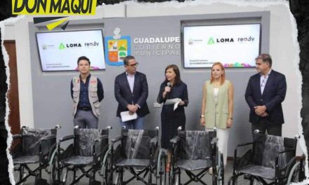 DIF GUADALUPE RECIBE DONACIÓN DE SILLAS DE RUEDAS