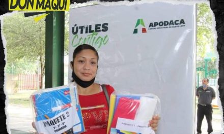 APODACA INICIARÁN REGISTRO PARA “ÚTILES CONTIGO”