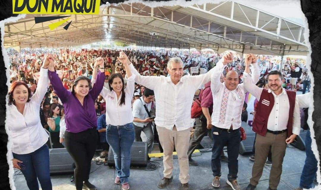 SE REÚNE ADÁN AUGUSTO CON MÁS DE 11 MIL SIMPATIZANTES EN GARCÍA