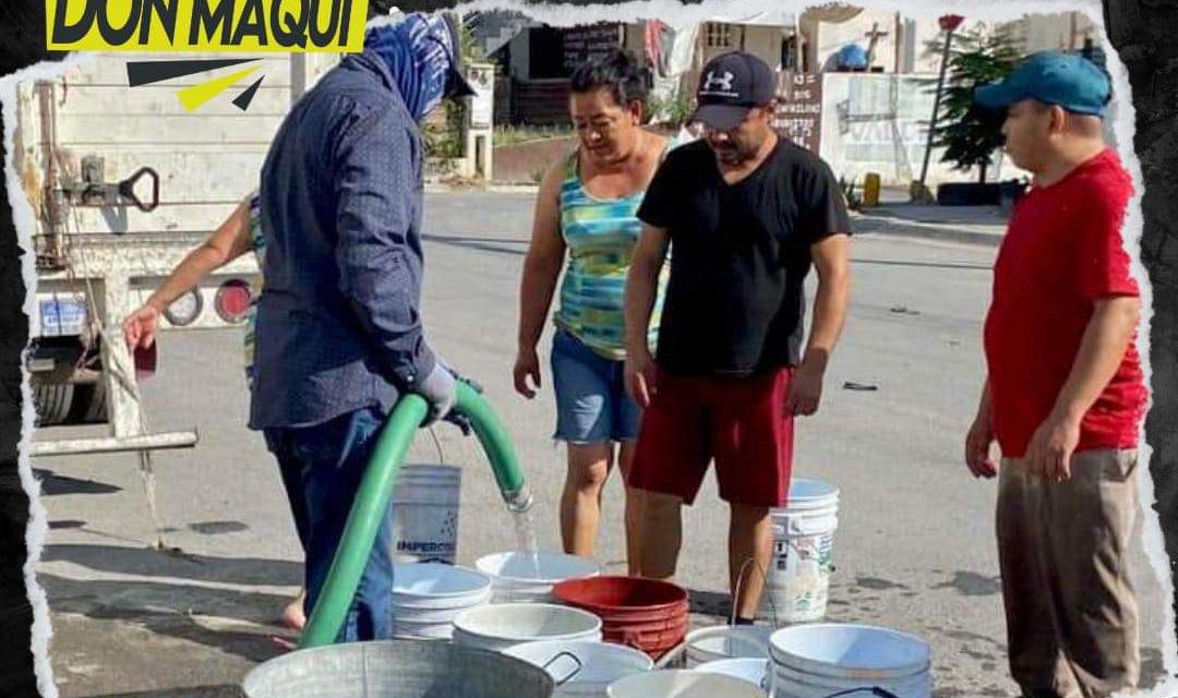 DEBIDO A PROBLEMAS CON EL AGUA, CARLOS GUEVARA NO DEJA SOLOS A SUS  HABITANTES Y LES BRINDA EL SERVICIO BÁSICO