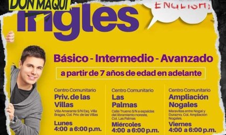 GARCÍA REALIZARÁ CURSOS DE INGLÉS  TOTALMENTE GRATUITOS