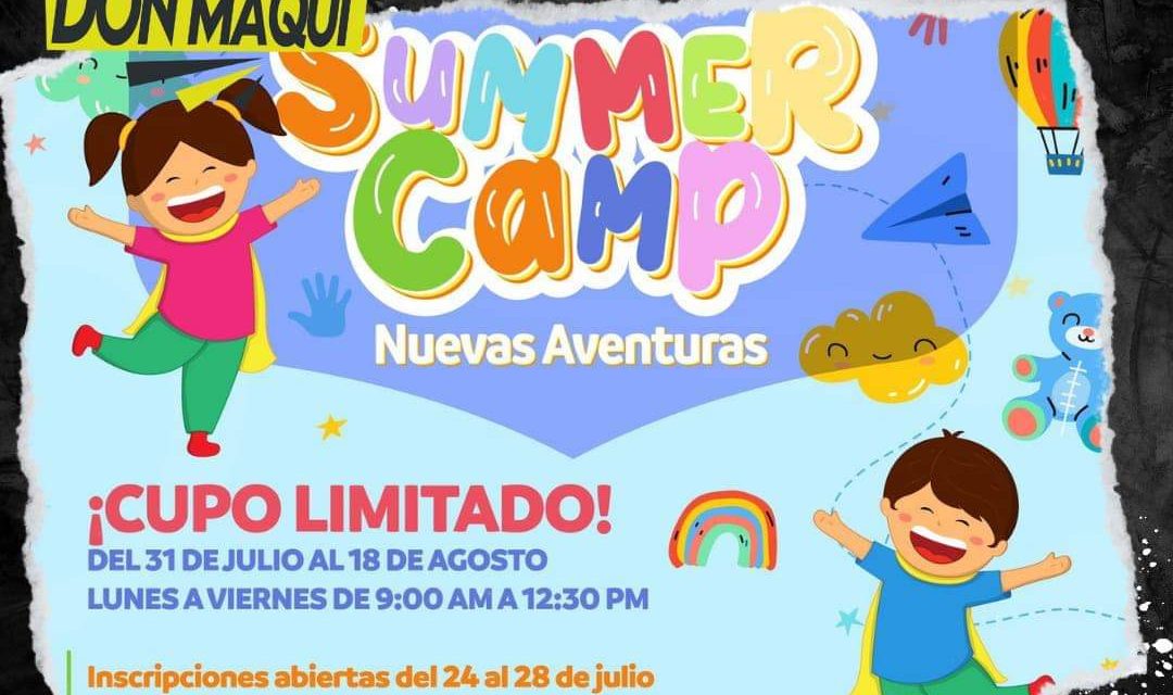 GOBIERNO DE GENERAL TERÁN INVITA A LAS Y LOS NIÑOS AL SUMMER CAMP NUEVAS AVENTURAS