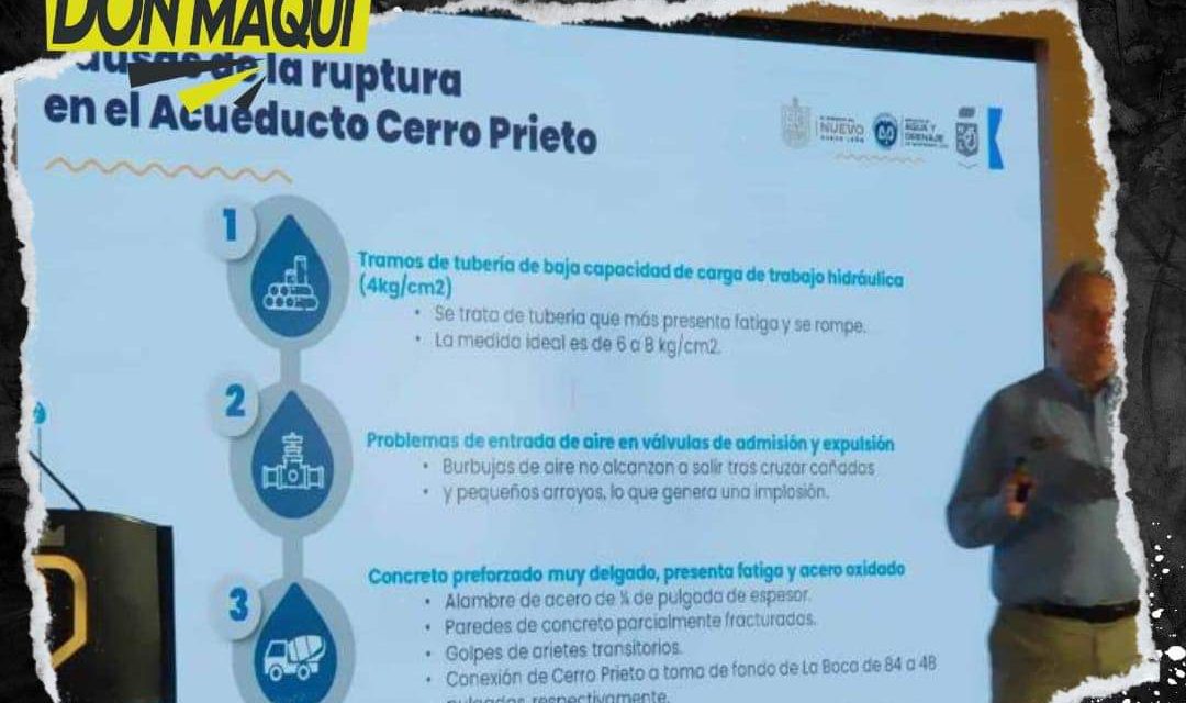 AGUA Y DRENAJE ASEGURA QUE QUEDO RESTABLECIDO EL SUMINISTRO DE AGUA EN EL ESTADO