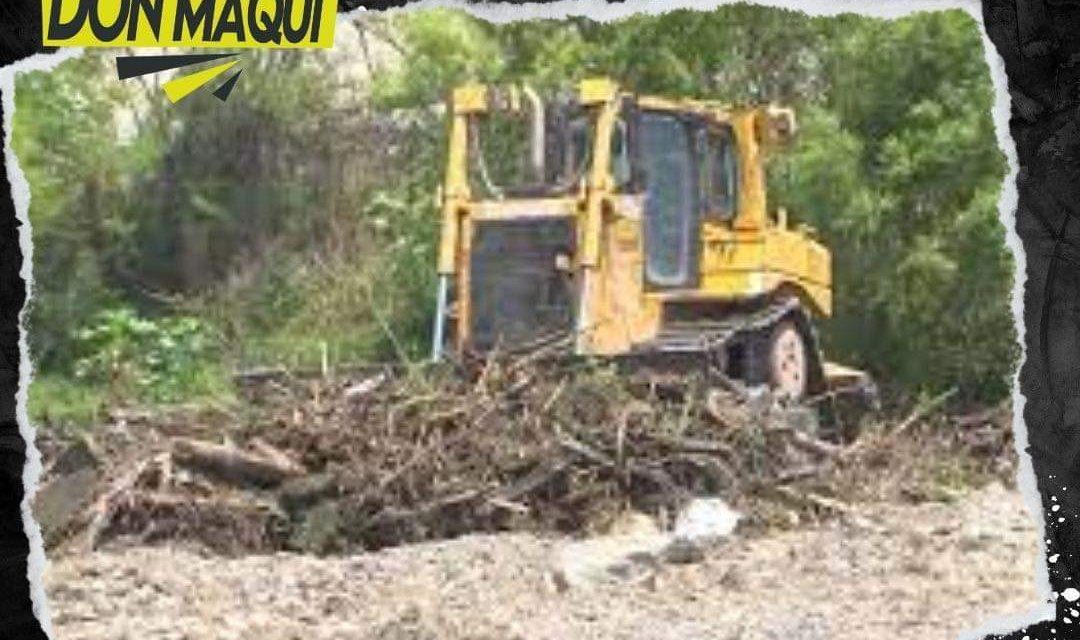 GOBIERNO ESTATAL CONTINUA DEFORESTACIÓN EN EL RÍO SANTA CATARINA CUIDANDO EL MEDIO AMBIENTE