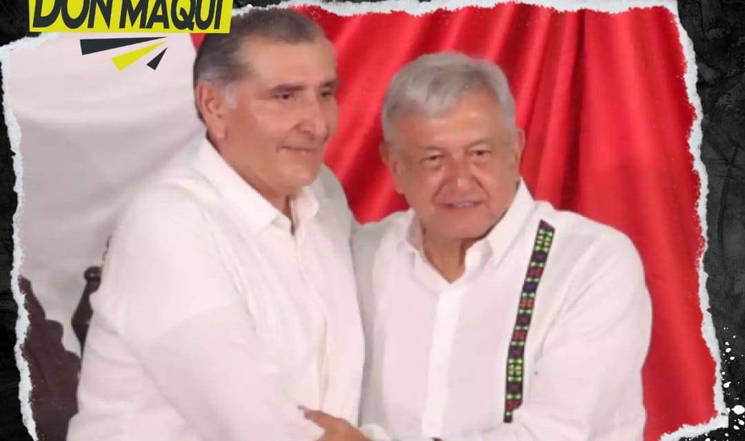 ADÁN AUGUSTO AFIRMA QUE ESTA AGRADECIDO CON AMLO POR SER SU MAESTRO