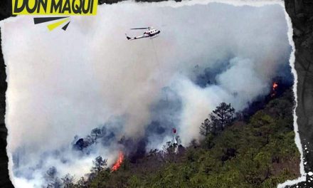 INCENDIO EN ITURBIDE AÚN NO LOGRA SER SOFOCADO