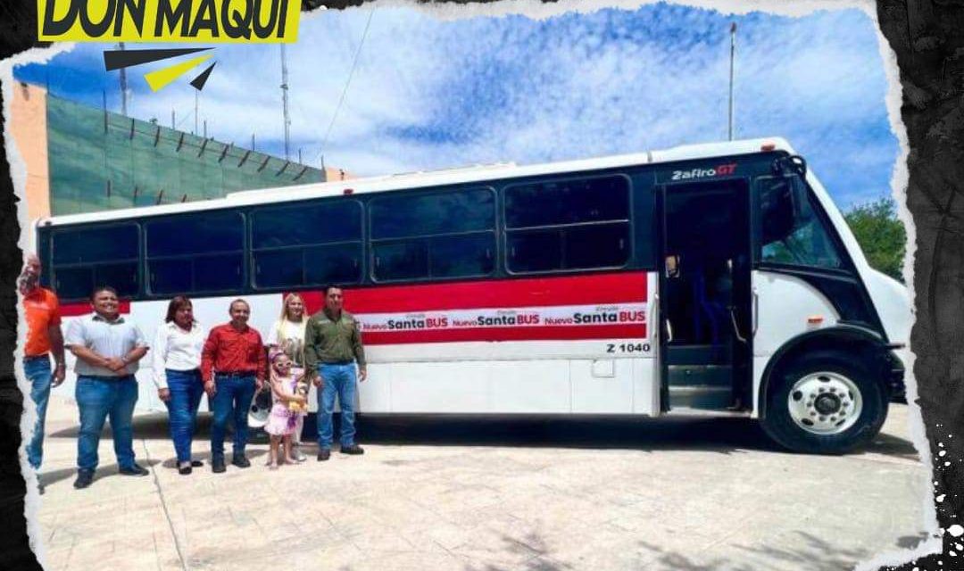 JESÚS NAVA AMPLIA RUTAS DE “SANTA BUS” EN EL MUNICIPIO