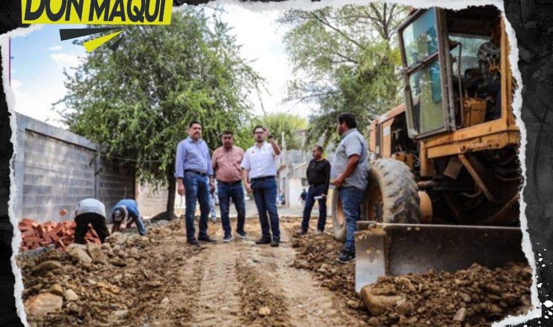 DAVID DE LA PEÑA  CONTINÚA MEJORANDO INFRAESTRUCTURA VIAL EN SANTIAGO