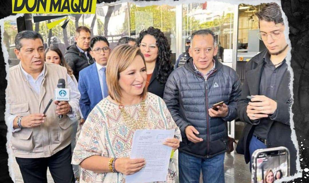 ACUDE A LA FISCALÍA XÓCHITL GÁLVEZ PARA OBTENER CARPETAS DE INVESTIGACIÓN EN SU CONTRA