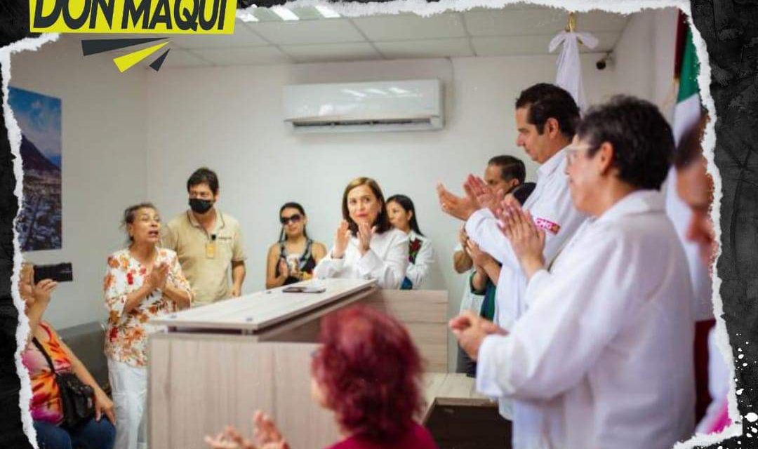 CRISTINA DIAZ  INAUGURA DOS CENTROS MÉDICOS EN GUADALUPE