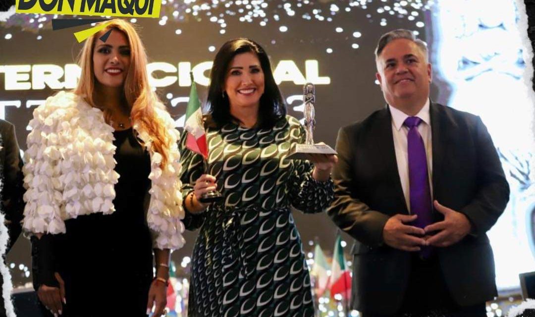 RECONOCEN A PATY SALAZAR CON EL PREMIO INTERNACIONAL TONANTZIN 2023