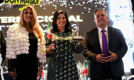 RECONOCEN A PATY SALAZAR CON EL PREMIO INTERNACIONAL TONANTZIN 2023