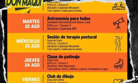 FUNDIDORA INVITA A CURSOS GRATUITOS EN SALUD FÍSICA Y BIENESTAR