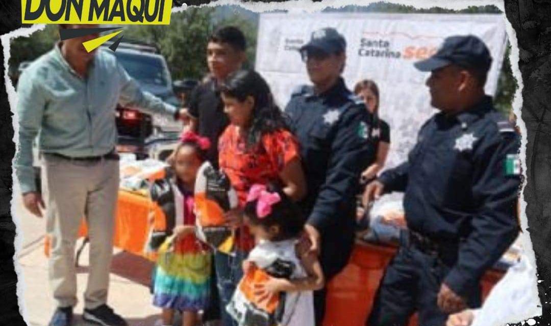 JESÚS NAVA ENTREGA ÚTILES A HIJOS E HIJAS DE POLICÍAS