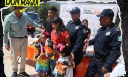 JESÚS NAVA ENTREGA ÚTILES A HIJOS E HIJAS DE POLICÍAS