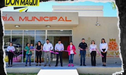 EN EL MUNICIPIO DE GENERAL TERÁN INAUGURAN PARQUE LINEAL