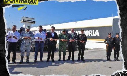 SAMUEL GARCÍA INAUGURA DESTACAMENTO DE FUERZA CIVIL EN SALINAS VICTORIA