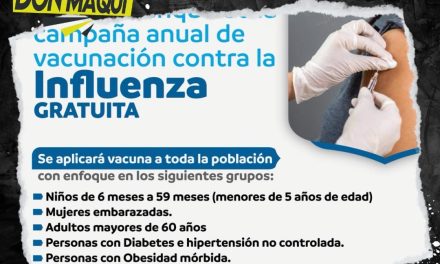 DAVID SÁNCHEZ INVITA A LA POBLACIÓN A VACUNARSE CONTRA LA INFLUENZA